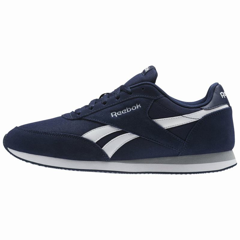 Tenisi Reebok Royal Classic Jogger 2 Barbati Bleumarin/Albi Romania AE7441CB